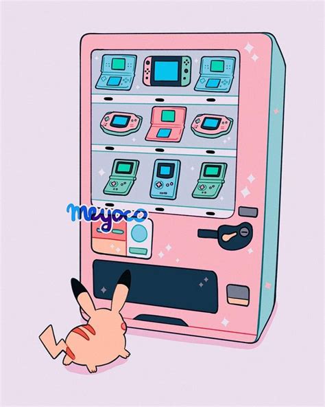 vending machine 🌸 kawaii art cute kawaii drawings cute art