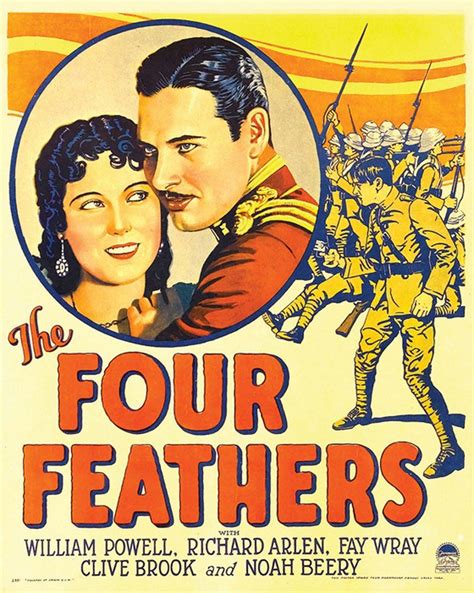Four Feathers The Four Feathers Film Posters Vintage Feather Art