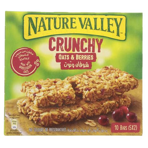 Nature Valley Crunchy Granola Bar Oats And Berries 5 X 42g Online At