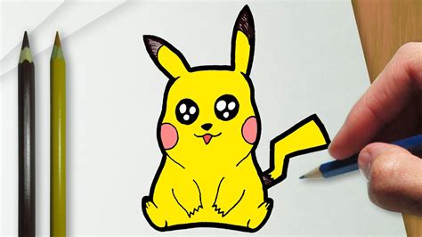 Como Desenhar O Pikachu Kawaii Youtube