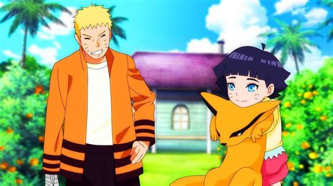 Naruto Rencontre Enfin Le Fils De Kurama Et Le Présente à Himawari