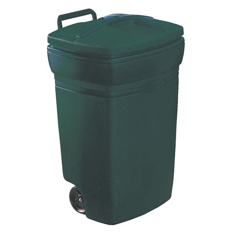 Roughneck 45 Gal Plastic Wheeled Garbage Can Lid Included Ace Hardware