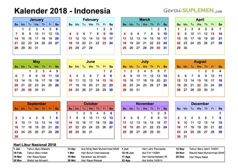 Kalender 2021 ini dilengkapi dengan penanggalan jawa, arab, dan penanggalan nasional. Kalender 2018 | Calendars 2021