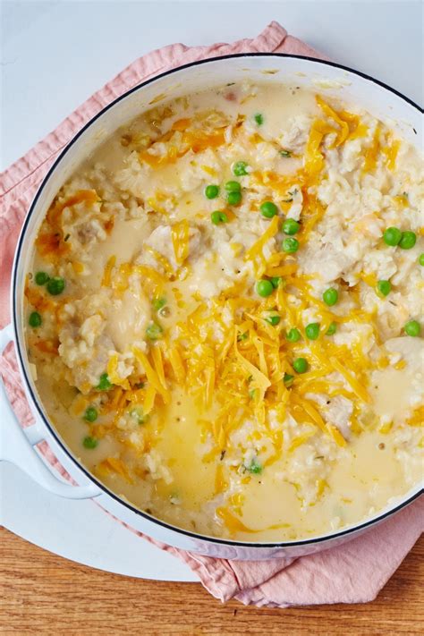 Bake at 350 degrees for 30 minutes. One-Pot Creamy Chicken and Rice Casserole | Recipe ...