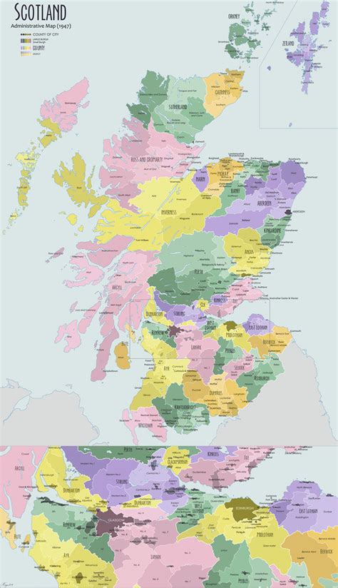 Political Map Of Scotland Mapsofnet