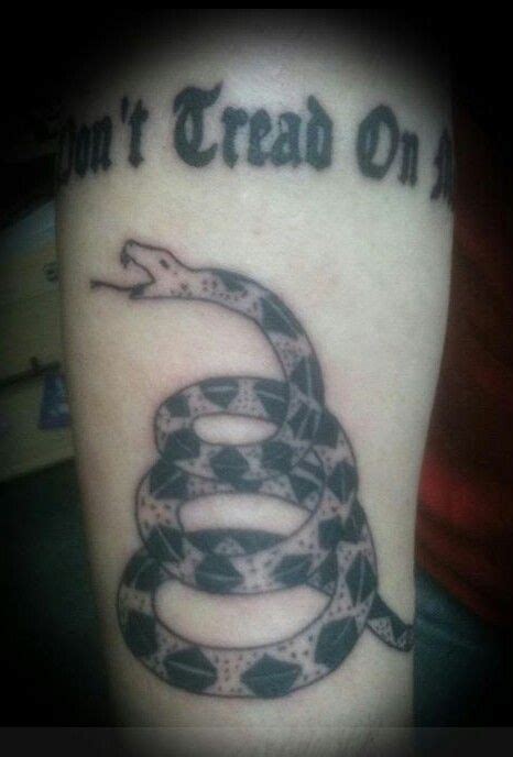 Dont Tread On Me Tattoo Tattoos I Tattoo Dont Tread On Me
