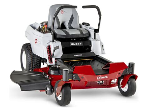 New 2021 Exmark Quest E Series 42 In Kohler 22 Hp Red Lawn Mowers