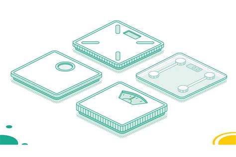 Analog and digital body weight scale set. Mechanical scale.