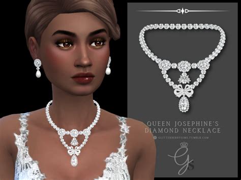 Queen Josephines Diamond Necklace Glitterberry Sims On Patreon Royal