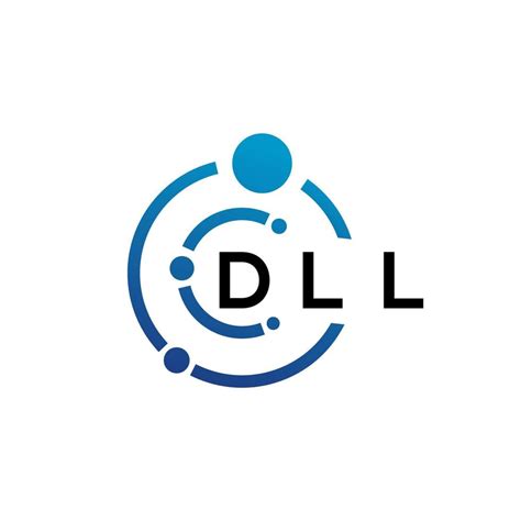 Dll Letter Logo Design On White Background Dll Creative Initials