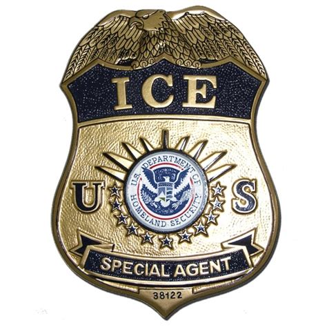 Dhs Agents Ice Department Of Homeland Security Replica Wooden Plaques