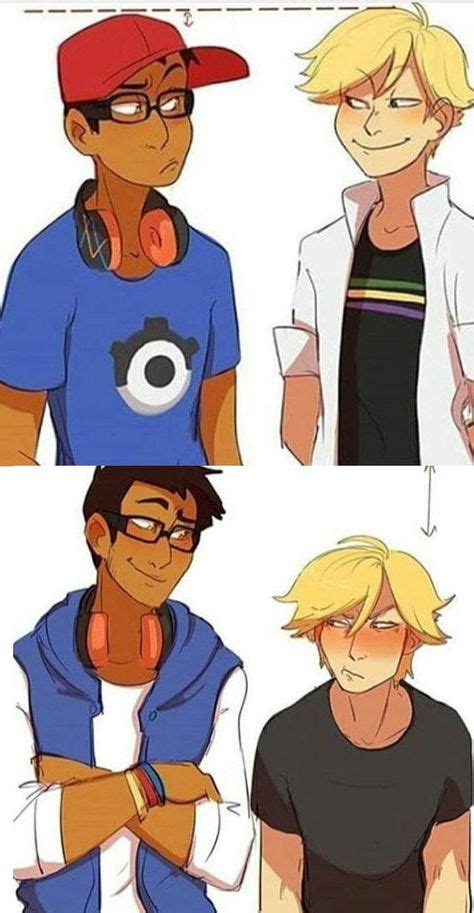 Adrien And Nino Bromance With Images Miraculous Ladybug Funny