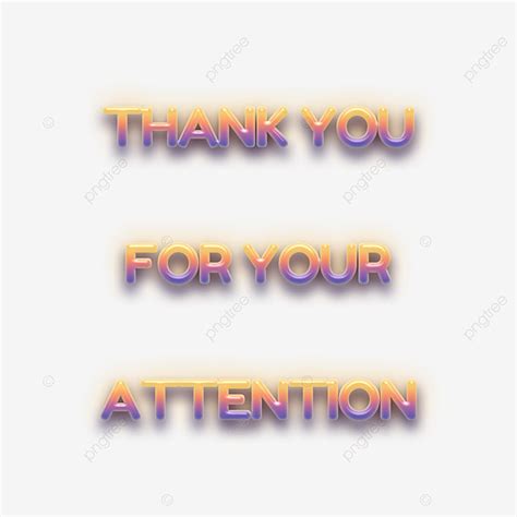 Thanks For Your Attention Png Image Round Thank You For Your Attention