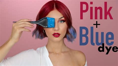 There's bright pink, pastel pink, fuschia pink, coral pink, the list can go on and on. Dyeing my hair Pink and Blue - YouTube