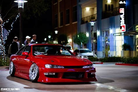 Serious Business Stanced And Aggressively Fitted Nissan 240sx S14