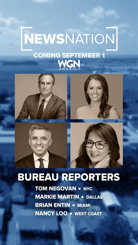 Wgn America Announces News Anchors Correspondents For National