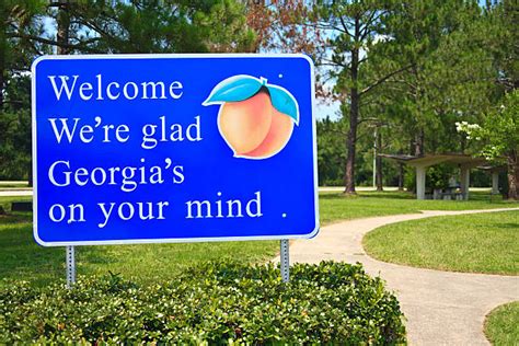 50 Welcome To Georgia Road Sign Stock Photos Pictures And Royalty Free