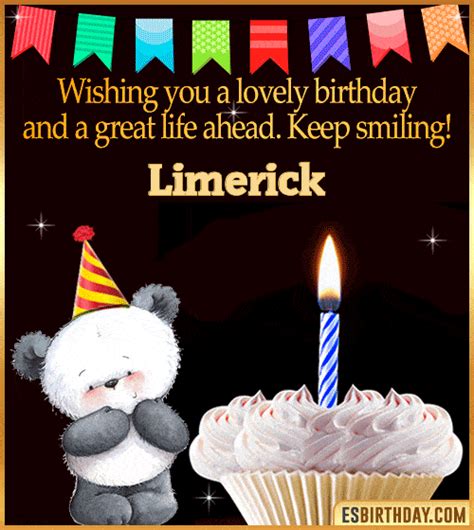 Happy Birthday Limerick  🎂 Images Animated Wishes 28 S