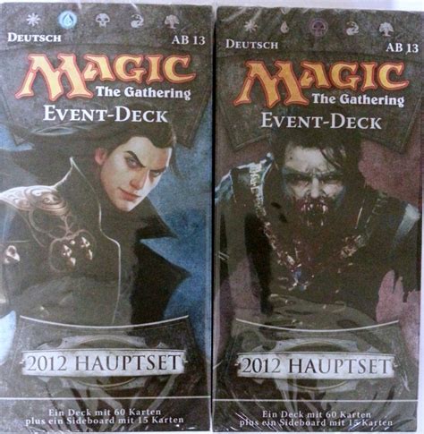 Hier kaufen sie zaubertricks und zauberartikel vom fachhandel. Magic - Hauptset 2012 - Event Deck Doppel-Set (de)