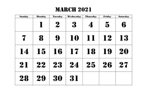 Empty March 2021 Calendar Hammurabi Gesetzede