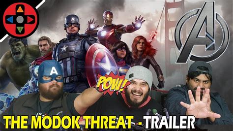 Marvels Avengers The Modok Threat Trailer Ps4 Reaction Story