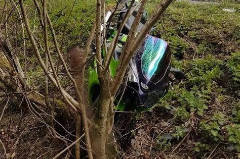 Bikers Lucky Escape After A494 Crash North Wales Live