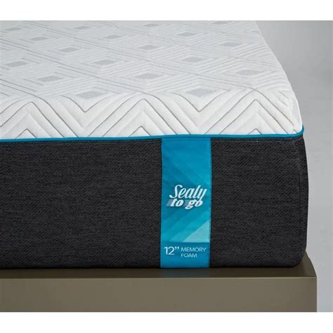 sealy 12 plush memory foam mattress