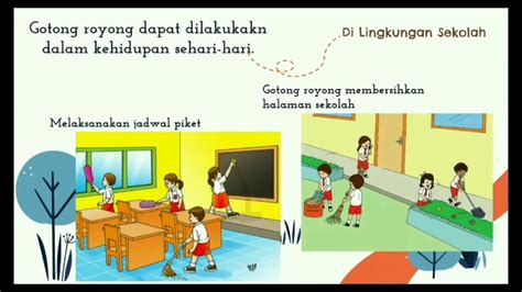(indonesia, malaysia, singapore) cooperation by members of a community to achieve a common goal. Gotong Royong - YouTube