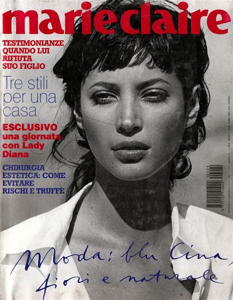 Christy Turlington Photography By Peter Lindbergh For Marie Claire
