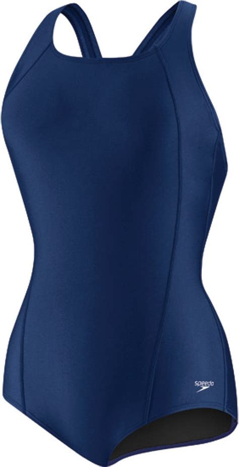 Speedo New Navy Blue Womens Size 12 Power Flex One Piece Swimsuit
