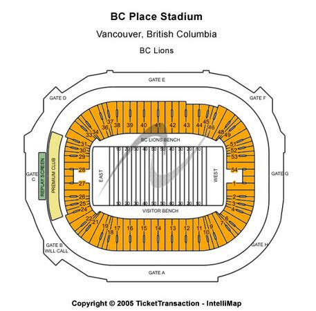 The lions compete in the west division of the c. Bc Place Stadium Tickets in Vancouver British Columbia, Bc ...