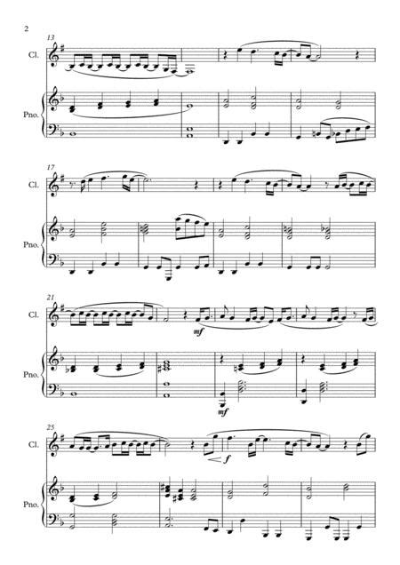 No Time To Die Billie Eilish For Clarient And Piano Sheet Music Pdf