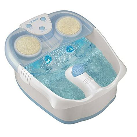 conair waterfall foot spa with lights bubbles and heat