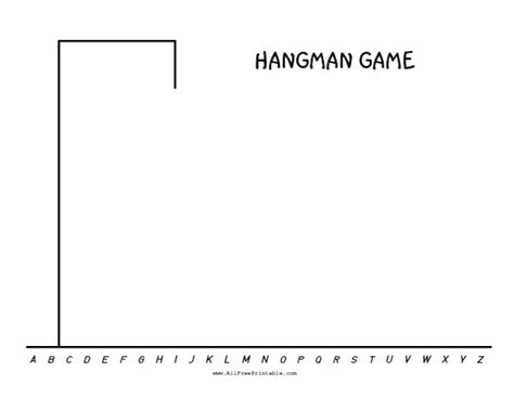 Hangman Game Printable