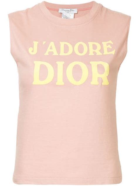 dior christian vintage j adore sleeveless t shirt pink modesens