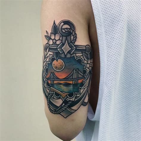 Anchors, ship's helms, ships themselves and various other maritime themed designs have always been popular tattoo choices. 95+ Best Anchor Tattoo Designs & Meanings - Love of The ...