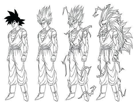 Goku Vs Vegeta Coloring Pages At Free Printable