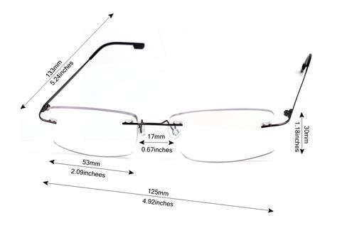 Agstum Titanium Alloy Flexible Rimless Hinged Frame Optical Eyeglasses Frames Hinged Frame