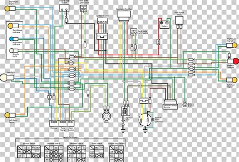 Diagrama De Cableado Cables Eléctricos De La Serie Honda Wave Y Cable