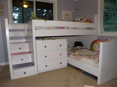 In a new home with little room and my kids too big for cribs, i built their first bed with rough plans, reclaimed lumber, and a little help from my dad. Toddler Bunk Beds That Turn The Bedroom Into a Playground