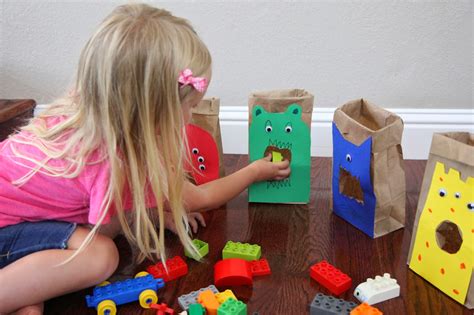 Kids need to observe sorting and matching being used in the world we are living in today. Toddler Approved!: Feed the LEGO Monsters: A Sorting and ...