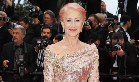 Helen Mirren Debuts New Pink Hair At Cannes Film Festival 2019 Cannes Film Festival Andie