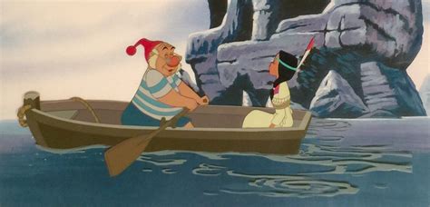 Animation Collection Original Production Cel Setup Of Mr Smee Tiger