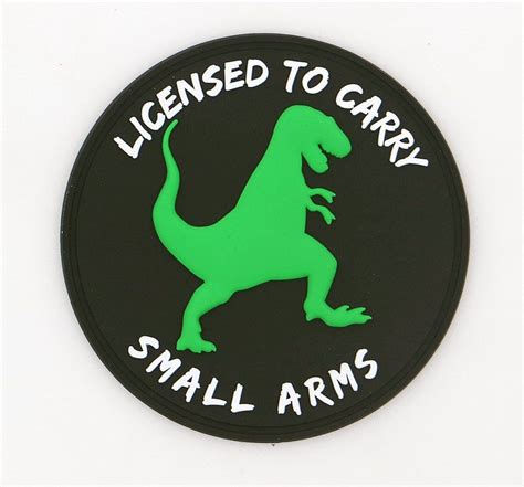 Licensed To Carry Small Arms Patch Patches Pvc Patches Arms