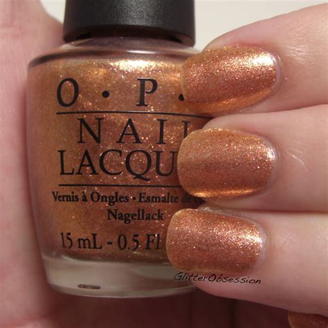 Glitter Obsession Swatch Opi Pros And Bronze