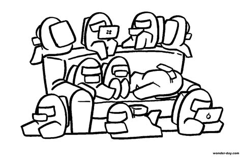 Among Us Coloring Pages. Print for free 80 Coloring Pages | Coloring
