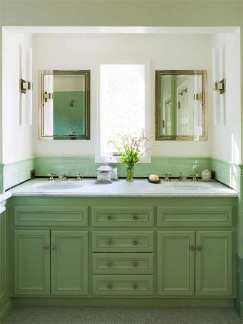 You can use darker shades of cabinets if you have a big bathroom with a lot of natural lighting. Vintage Vanities For Modern Bathroom Decor #23666 ...