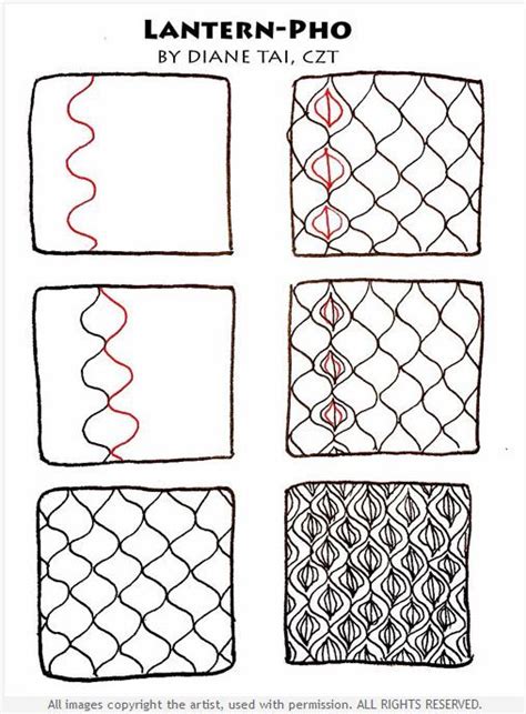 Step by step instructions with full patterns for each tree design. Zentangle+Patterns+Step+by+Step | zentangles step by step | Zentangle Patterns | Pinterest ...