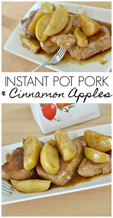 Instant pot bbq pork chops recipe must have mom 18. Instant Pot Pork Chops with Cinnamon Apples | Recipe | Gluten free instant pot recipes, Quick ...