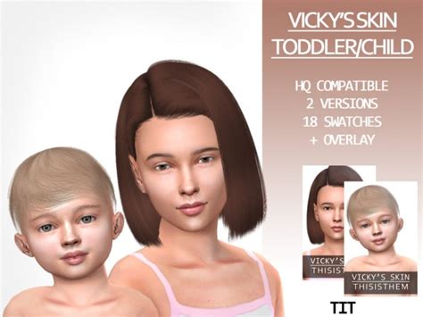 Vickys Skin Toddlerchild By Thisisthem The Sims 4 Download